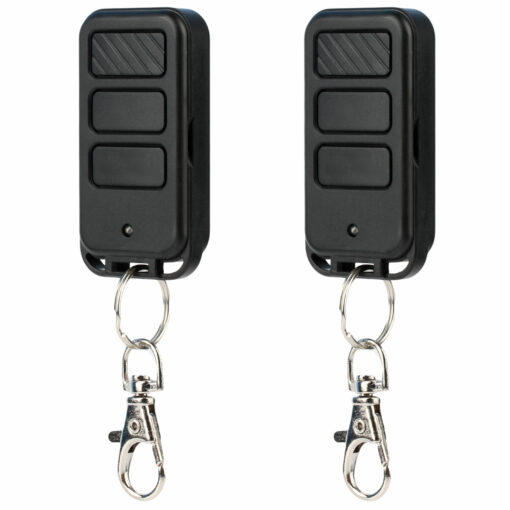 2 Garage Stop Keychain Garage Door Remotes for Liftmaster 371LM, 373LM