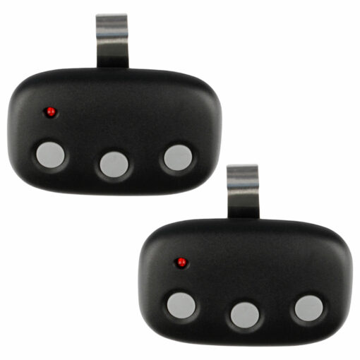 2 Garage Stop Door Remotes for Linear Mega Code (MCT-3 DNT00089)