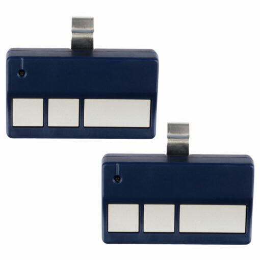 2 Garage Stop Door Remotes for Liftmaster 973LM - Blue