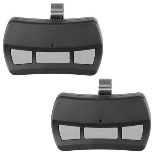 2 Garage Stop Door Remotes for Genie Intellicode (GITR-3, 37517S)