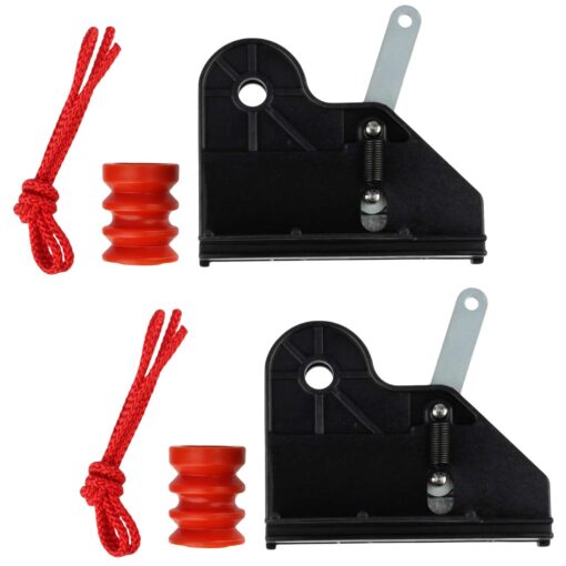 2 Garage Stop Carriage Trolley for Genie Screw Drive Garage Operators (20414R 36179R)